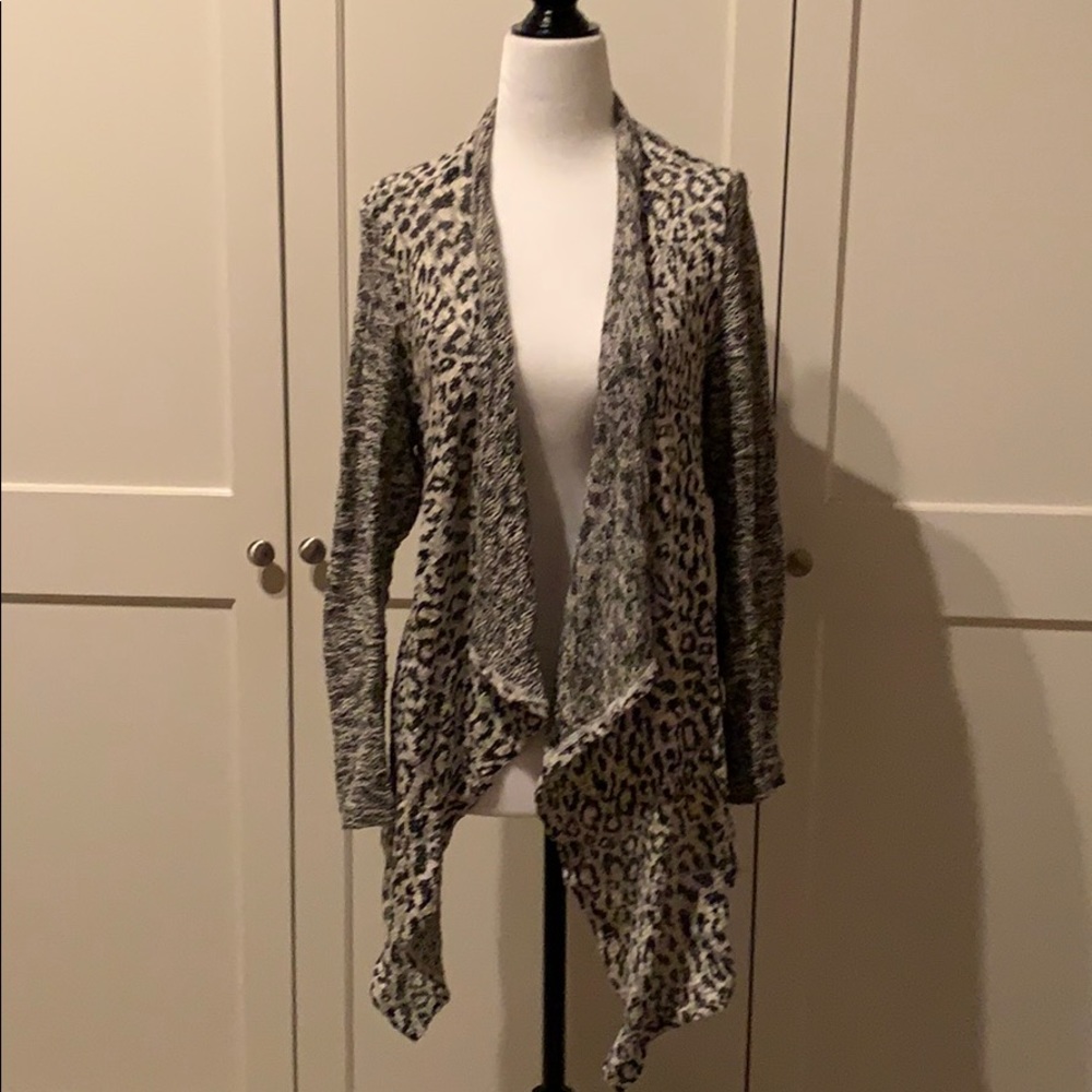 Leopard print sweater